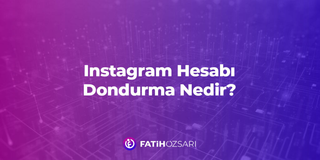 Instagram Hesap Dondurma Nasıl Yapılır? 1